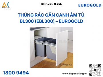 Thùng rác gắn cánh âm tủ BL300 (EBL300) – Eurogold